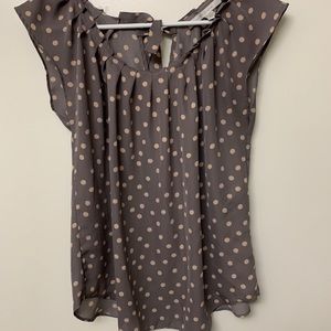 Lauren Conrad Pleated Top